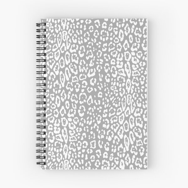Item preview, Modern, lepard pattern, feline, big cat, animal print, grey, white designed and sold by Svitac.