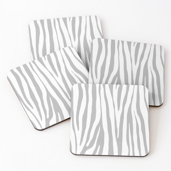 Item preview, Modern design, white and grey zebra pattern designed and sold by Svitac.