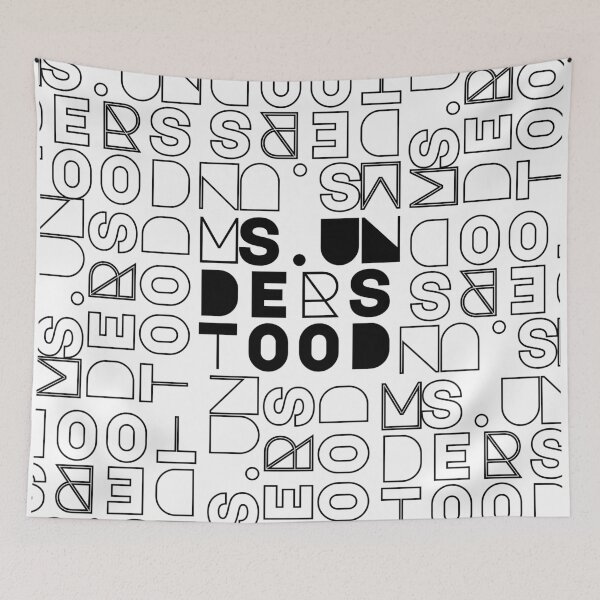 Item preview, MS. UNDERSTOOD TEXT MERCHANDISE by MiraiDesigns designed and sold by miraidesigns.