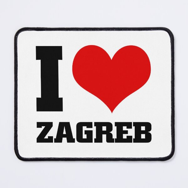 Artikelvorschau, Ich liebe ZAGREB entworfen und verkauft von Thestarrysky.