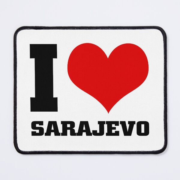 Item preview, I love SARAJEVO designed and sold by Thestarrysky.