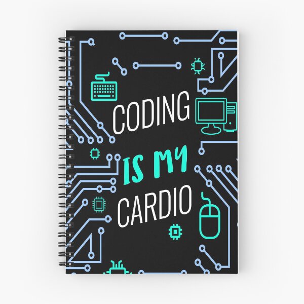 Item preview, Coding is my cardio Funny Programmer gift designed and sold by dreamofdenim.