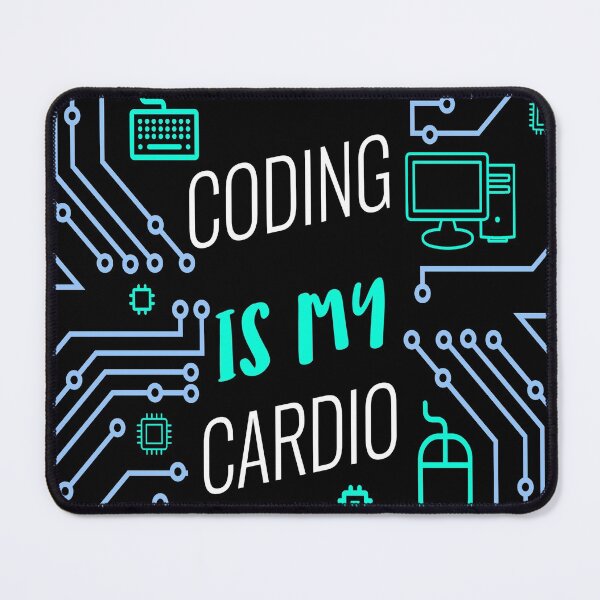 Item preview, Coding is my cardio Funny Programmer gift designed and sold by dreamofdenim.