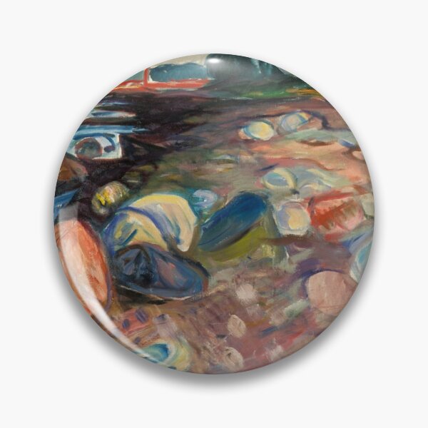 Item preview, Edvard Munch - Shore with Red House designed and sold by Vivanne-art.
