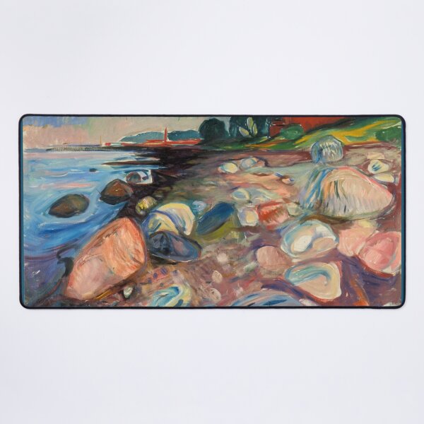 Item preview, Edvard Munch - Shore with Red House designed and sold by Vivanne-art.