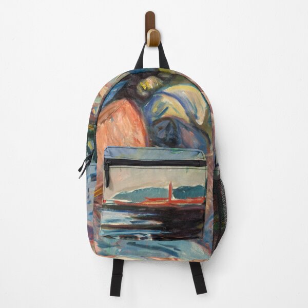 Item preview, Edvard Munch - Shore with Red House designed and sold by Vivanne-art.