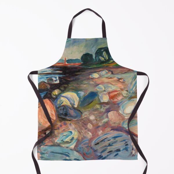 Item preview, Edvard Munch - Shore with Red House designed and sold by Vivanne-art.