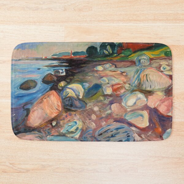 Item preview, Edvard Munch - Shore with Red House designed and sold by Vivanne-art.