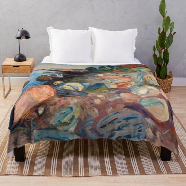 Item preview, Edvard Munch - Shore with Red House designed and sold by Vivanne-art.