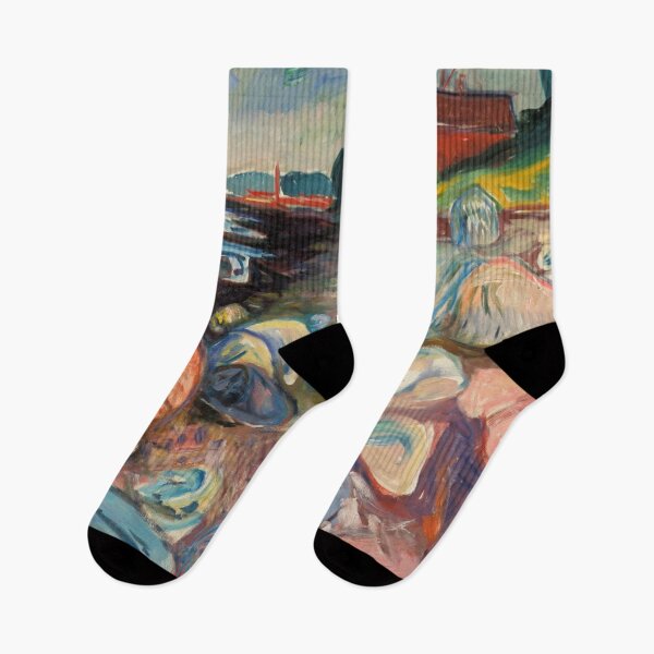 Item preview, Edvard Munch - Shore with Red House designed and sold by Vivanne-art.