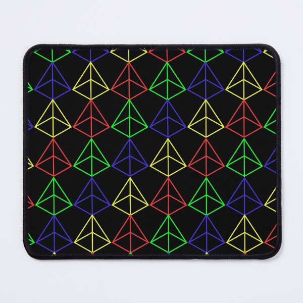 Item preview, Neon Triangles Grid dark designed and sold by CCC2021.