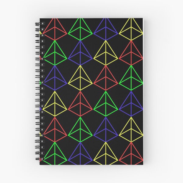 Item preview, Neon Triangles Grid dark designed and sold by CCC2021.
