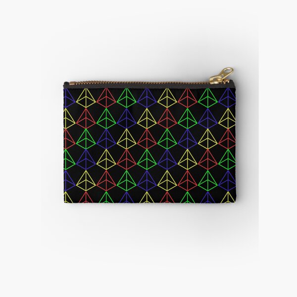 Item preview, Neon Triangles Grid dark designed and sold by CCC2021.