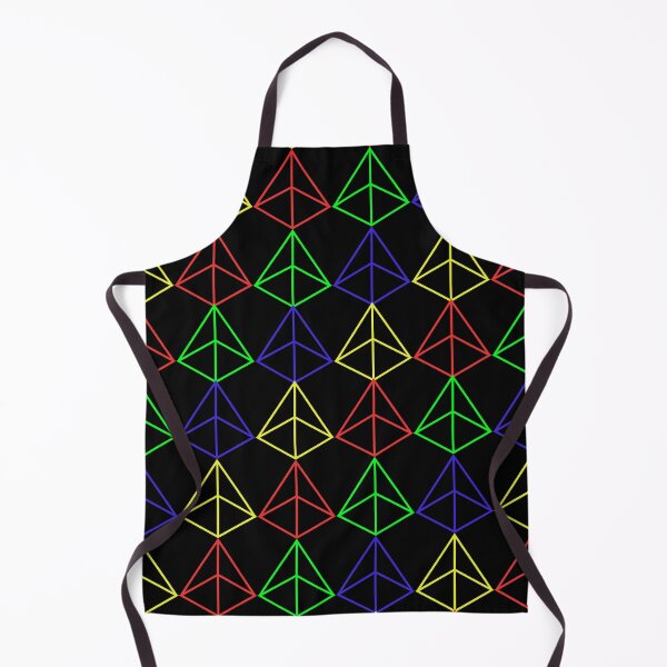 Item preview, Neon Triangles Grid dark designed and sold by CCC2021.