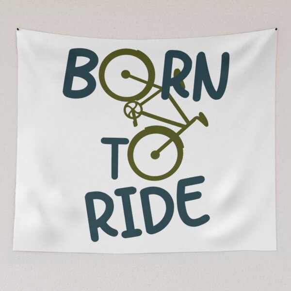 Item preview, Born To Ride Biker Cyclist Bicycle Fun designed and sold by Squeamish92.