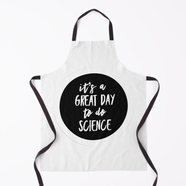 Item preview, It’s a great day to do science in black and white font on white background designed and sold by UncleStuScience.
