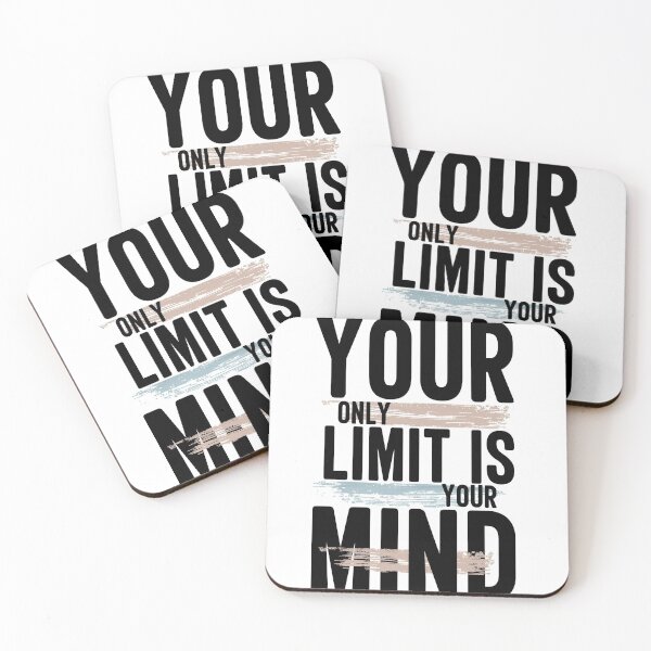 Item preview, Your Only Limit Is Mind Typography designed and sold by fariz yuhdi.