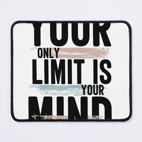 Item preview, Your Only Limit Is Mind Typography designed and sold by fariz yuhdi.
