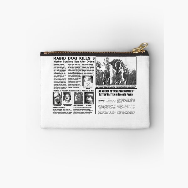 Item preview, Cujo Dog - Stephen King - Halloween Clutches Play Please Dee Newspaper designed and sold by DogStephenCook.