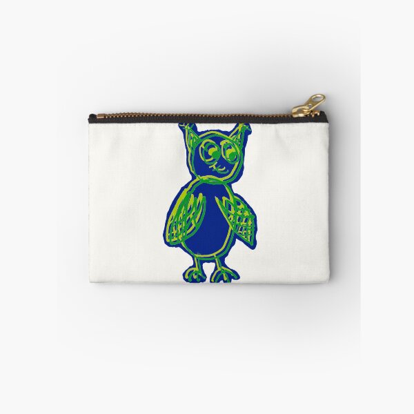 Item preview, owl overlay green blue designed and sold by MentaLee.