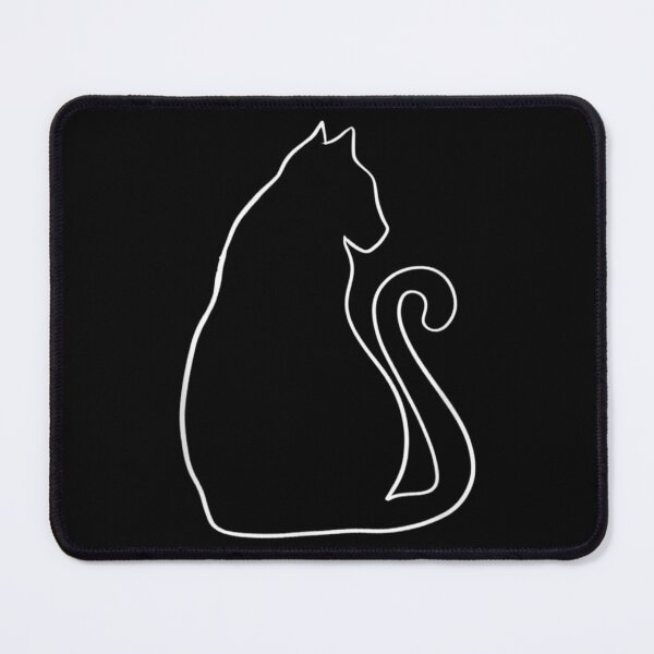 Item preview, Cat Art Cute Cat Silhouette Cat Person designed and sold by HappyCatsStore.