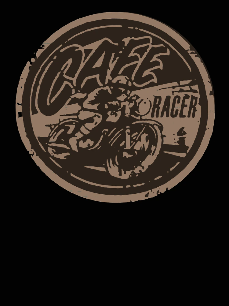 Thumbnail 4 of 4, Relaxed T-Shirt, Cafe Racer Ride designed and sold by RebuiltMath.