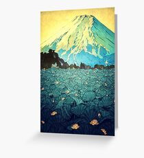 Waddling through Kennijo Lake Greeting Card