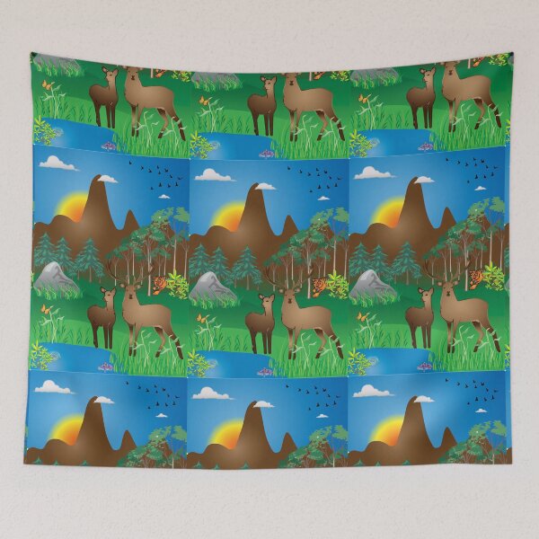 Item preview, Tropical Jungle theme poster designed and sold by YasithaKaru.