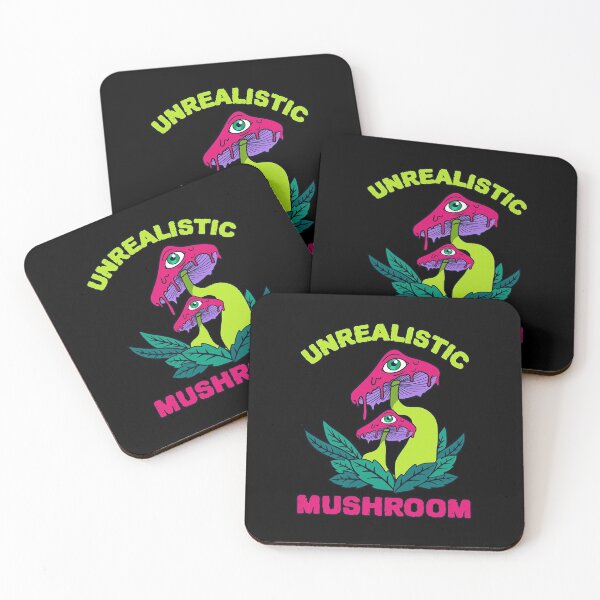 Item preview, Unrealistic Mushroom Psychedelic Retro Art      designed and sold by MaisTram.