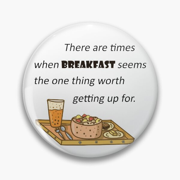 Item preview, Breakfast lover quote designed and sold by EvaMelindy.