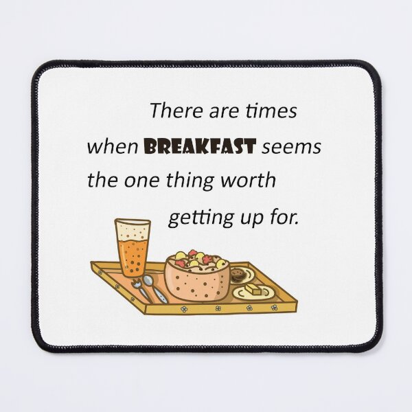 Item preview, Breakfast lover quote designed and sold by EvaMelindy.