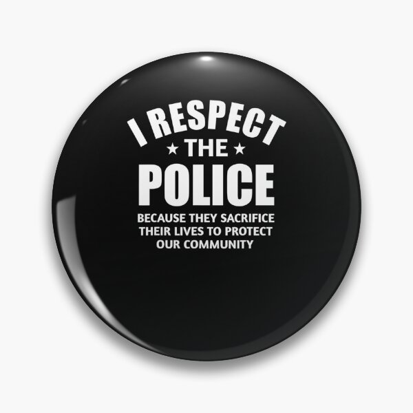 Item preview, Mens I Respect The Police designed and sold by Lequangtrung.