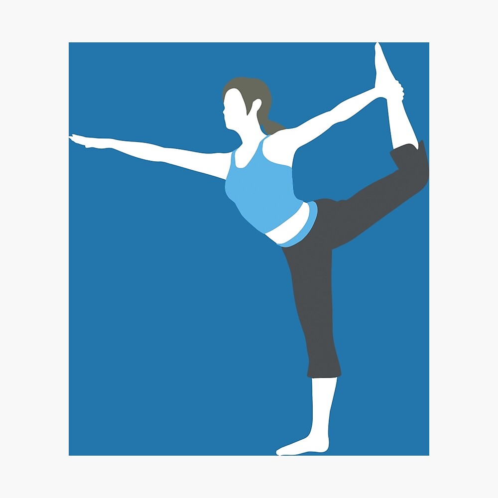 Wii Fit Trainer Vector Poster By Viraldrone Redbubble