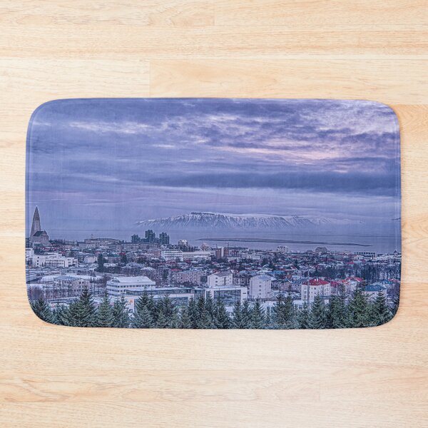 Item preview, Reykjavik Iceland in the winter with snow designed and sold by kathleenjean.