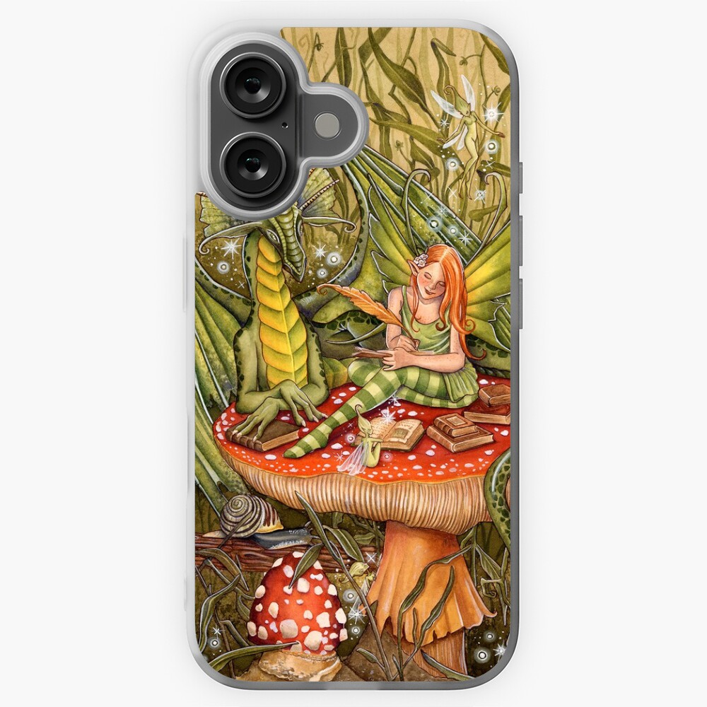 Vista previa del artículo con la obra «Funda blanda para iPhone», diseñado y vendido por martasarmiento.