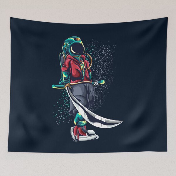 Item preview, astronaut space ninja samurai sword designed and sold by buzwin.