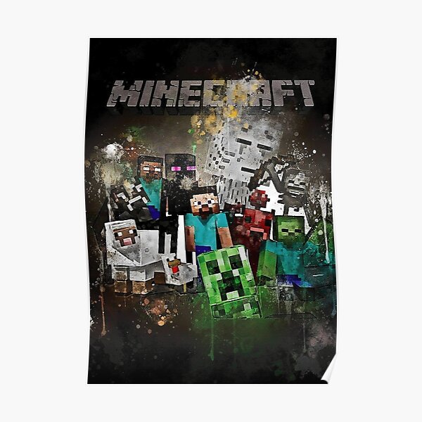Minecraft Art Poster
