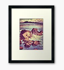 Stopping by the Shore at Uke Framed Print
