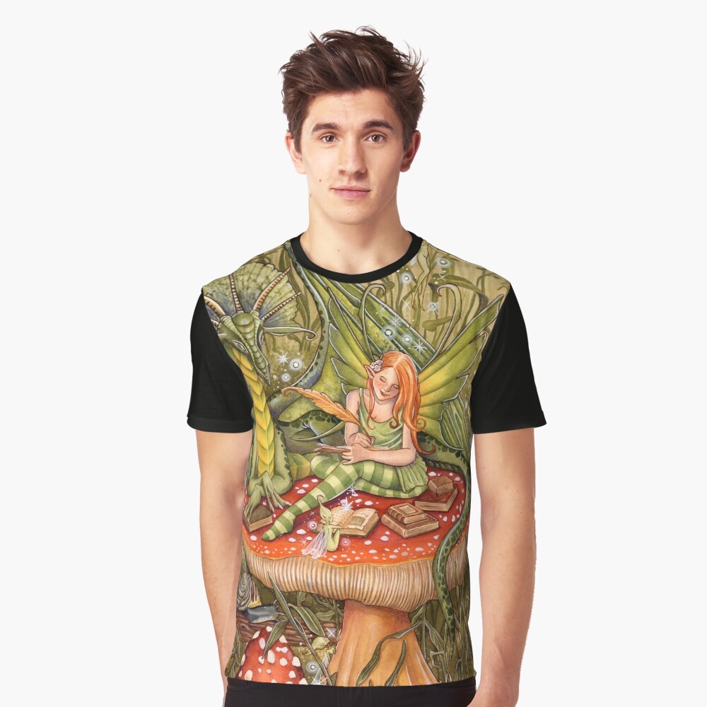 Vista previa del artículo con la obra «Camiseta gráfica», diseñado y vendido por martasarmiento.