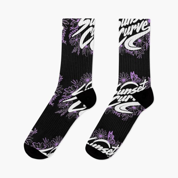Item preview, Sunset Curve - Purple Floral designed and sold by JamieSchoen.