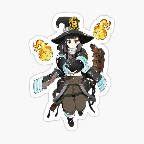 "Enen no Shouboutai" Sticker for Sale by Enennn123 | Redbubble