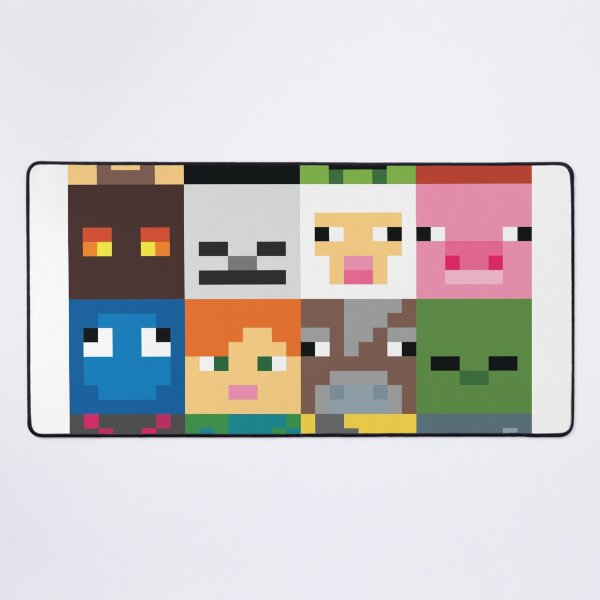 Minecraft Face Desk Mat