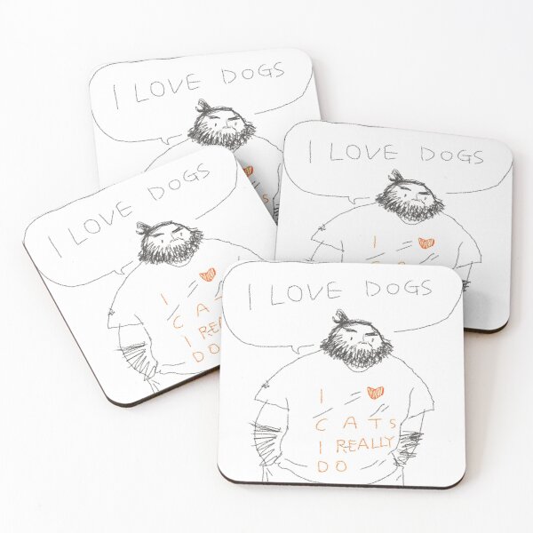 Item preview, I love dogs I love cats designed and sold by ashburylee.