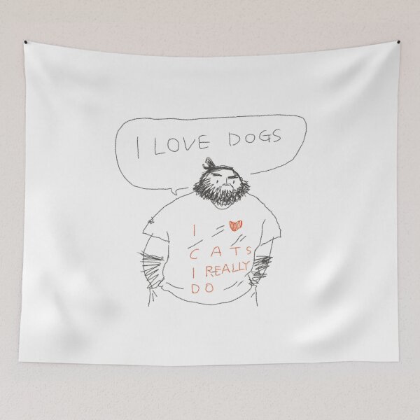 Item preview, I love dogs I love cats designed and sold by ashburylee.