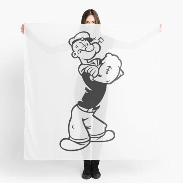 Popeye Saavedra Scarves for Sale | Redbubble