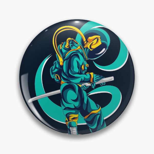 Item preview, astronaut space ninja samurai designed and sold by buzwin.