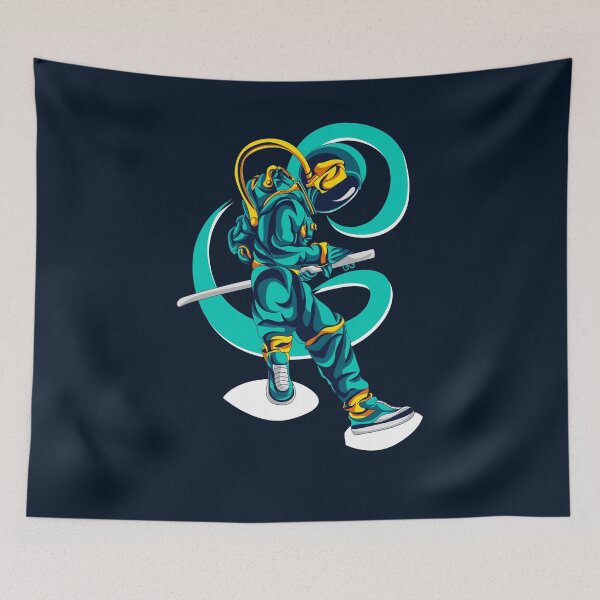 Item preview, astronaut space ninja samurai designed and sold by buzwin.