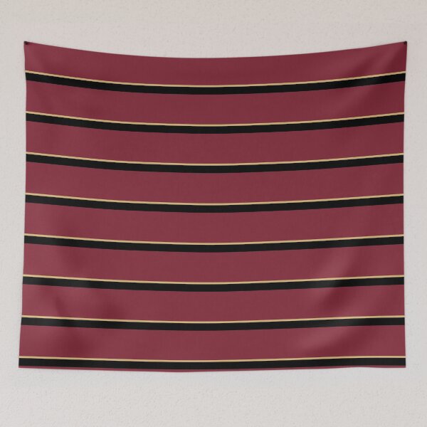 Item preview, Garnet Black and Gold Horizontally-Striped designed and sold by PharrisArt.