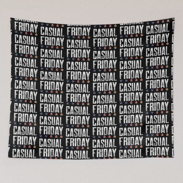 Item preview, Casual Friday Five star rating Funny Office gag gift designed and sold by dreamofdenim.