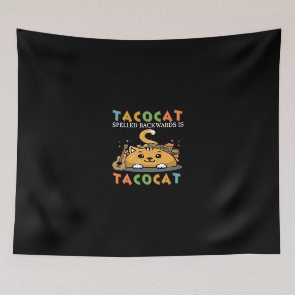 Item preview, Tacocat Spelled Backward Is Tacocat Tee Love Cat And Taco designed and sold by elviakenni.